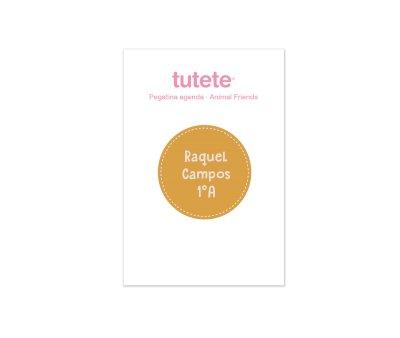 Pequea Agenda Guardera Personalizable Tutete Animal Friends