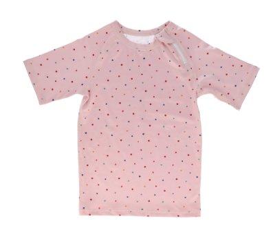 T-Shirt Nuoto Protezione Solare Dots Rosa