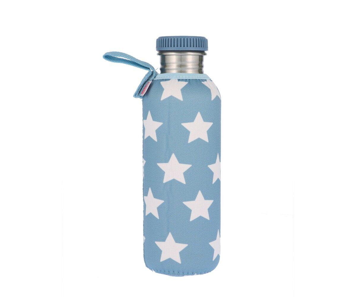 Personalised Steel Bottle with Niagara Stars Neoprene Cover 750ml