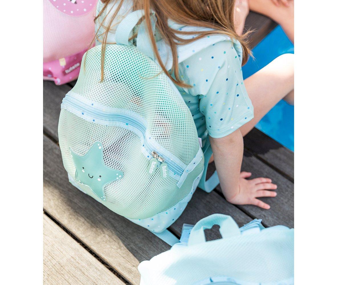 Mochila Playa Infantil Dots Sage - Tutete