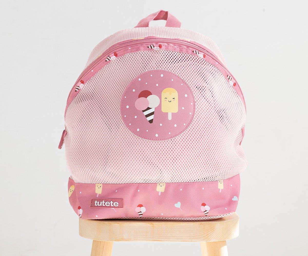 Mochila Playa Antiarena Dots Pink - Tutete