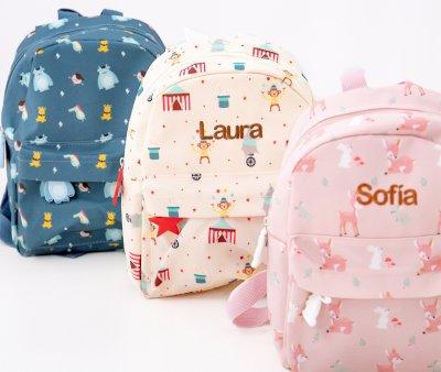 Mochila Infantil Little Monsters Personalizable