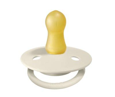 2 Chupetes BIBS De Lux Ivory/Baby Pink