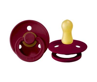 2 Chupetas BIBS Colors Ivory/Ruby