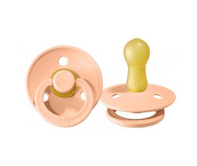 2 Chupetas BIBS Colors  Peach/Vanilla
