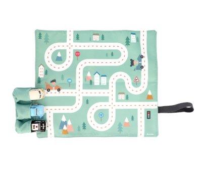 Mint Tablecloth Set with Circuit