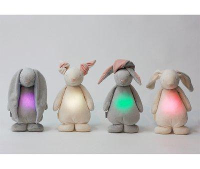 Peluche Veilleuse Lapin Moonie Powder Personnalisable