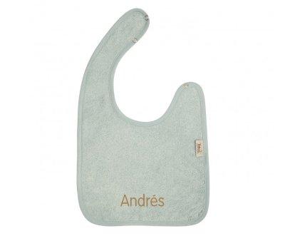 Babero Timboo Sea Blue Personalizable