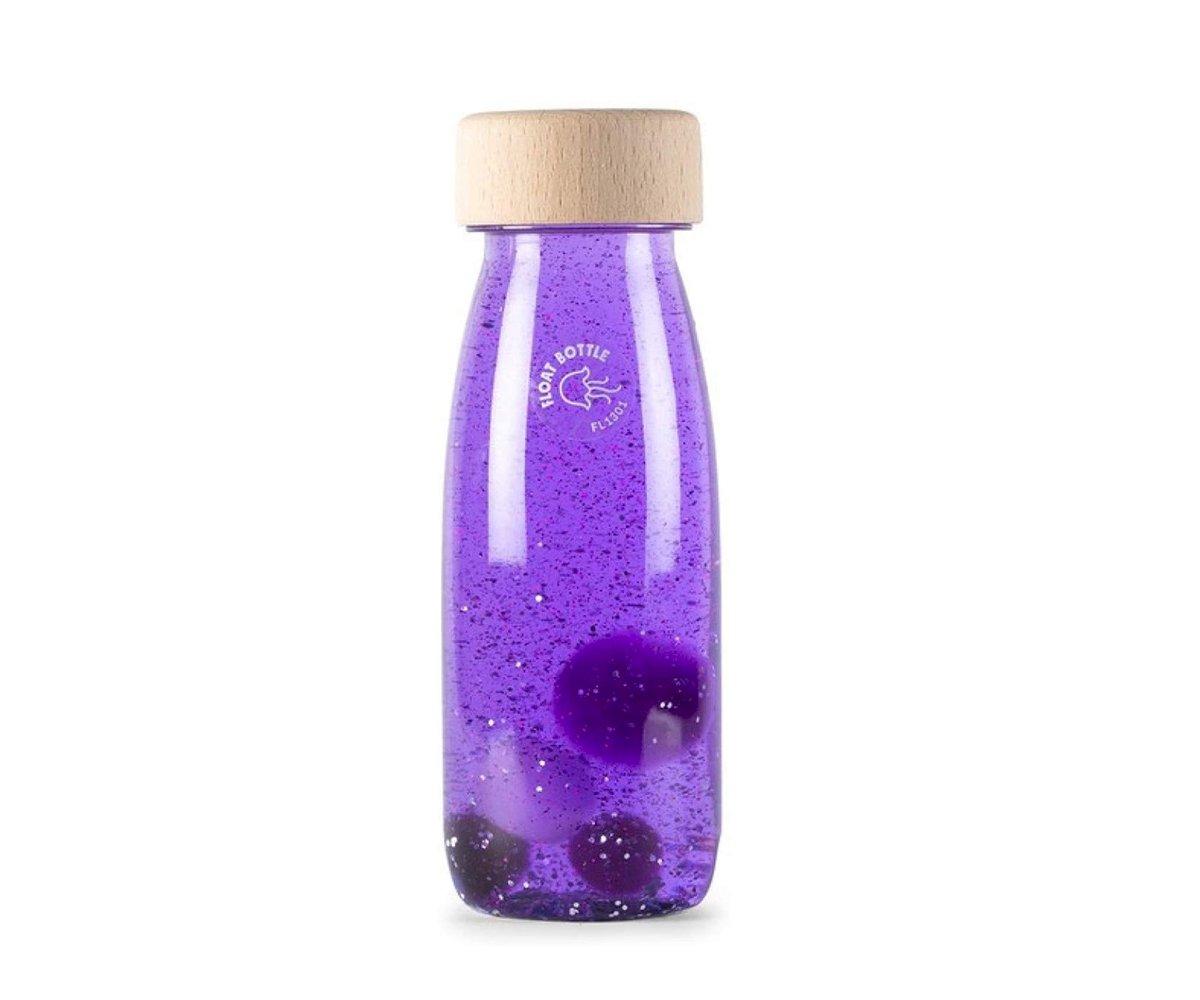 Botella Sensorial Flotante Lila