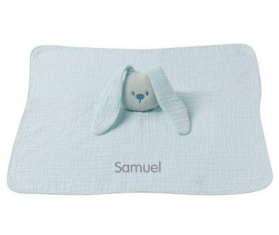 Doudou Lapidou Personnalisable Bleu Aqua