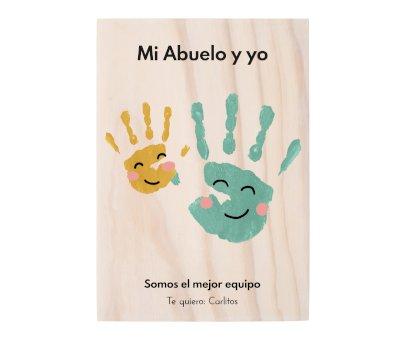 Cadres Personnalisable Empreintes Mi Abuelo y Yo