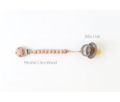 Sujetachupetes Mushie Cleo Wood