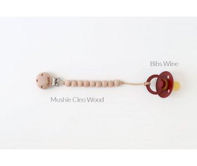 Sujetachupetes Mushie Cleo Wood
