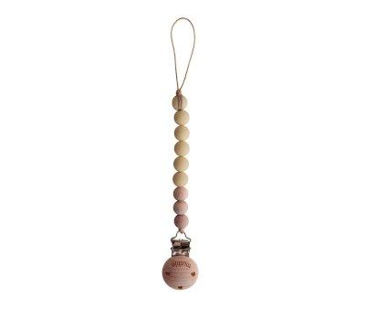 Attache-sucette Mushie Cleo Muted Yellow