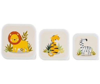 Savannah Safari Lunch Boxes - Set of 3