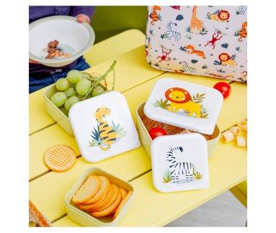 Savannah Safari Lunch Boxes - Set of 3