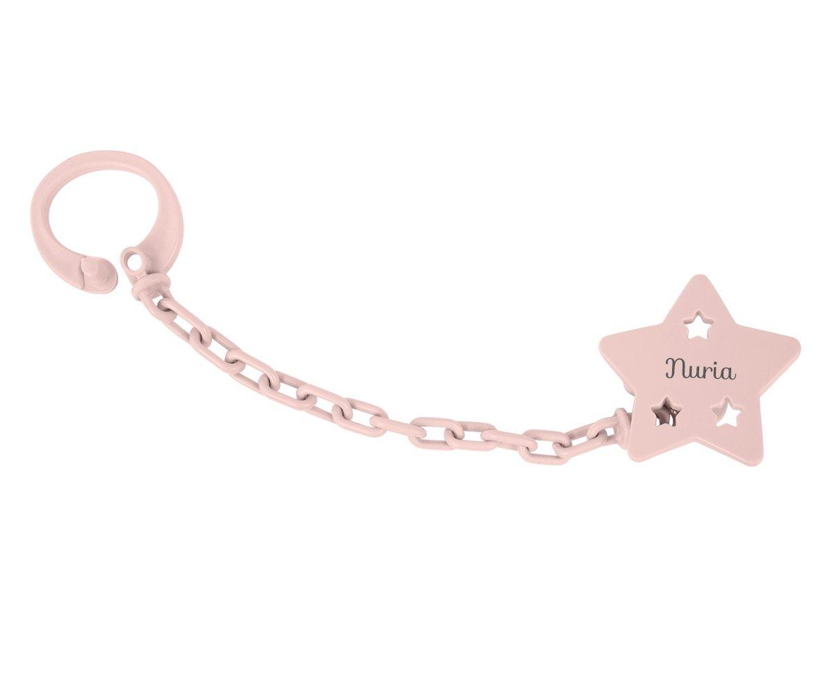 Sujetachupetes Estrella Blush - Personalizado