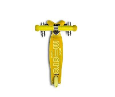 Patinete Mini Micro Deluxe Amarillo Luces LED