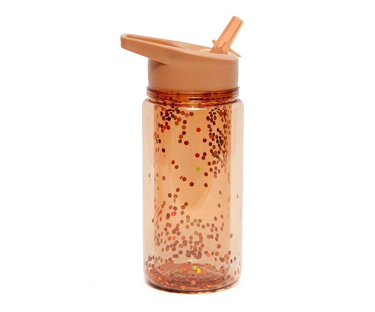 Bottiglia Tritan Glitter Bronze Personalizzabile