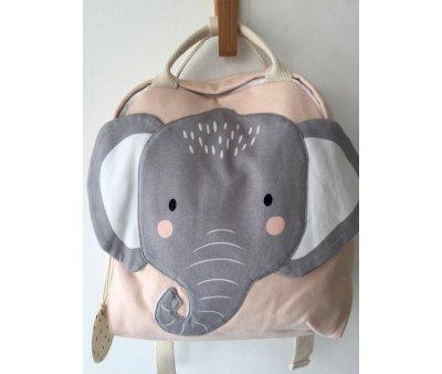Mochila Mister Fly Elefante Rosa Personalizable