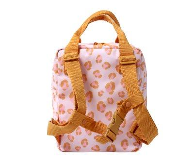 Mochila Animal Print Leopard Pequea Personalizable