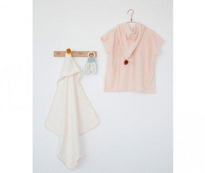 Telo Bagno Cappuccio So Cute Natural Personalizzabile