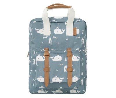 Mini Sac  dos Personnalisable Fresk Baleine Bleu