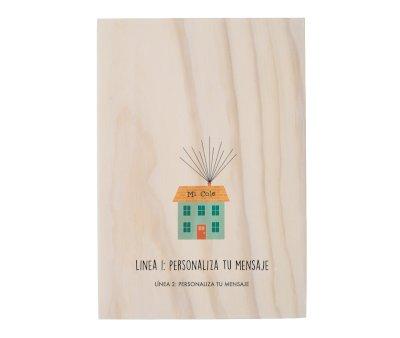 Cadre en Bois Personnalisable Empreintes cole