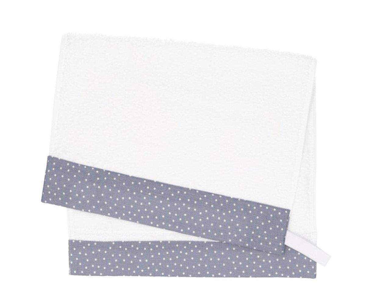 Asciugamano Asilo Mini Dot Azzurro Personalizzabile