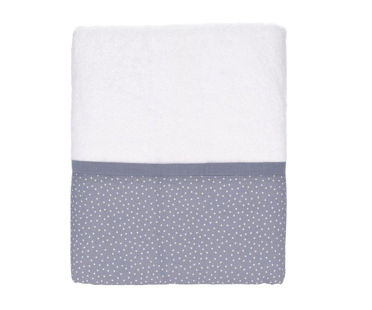 Toalha De Banho Mini Dot Azul Personalizada