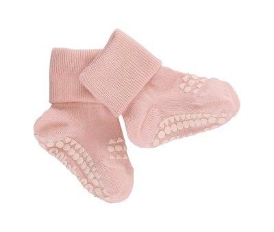 Chaussettes Semelles Antidrapantes Bambou Rose Clair