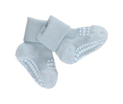 Chaussettes Semelles Antidrapantes Bambou Bleu Ciel