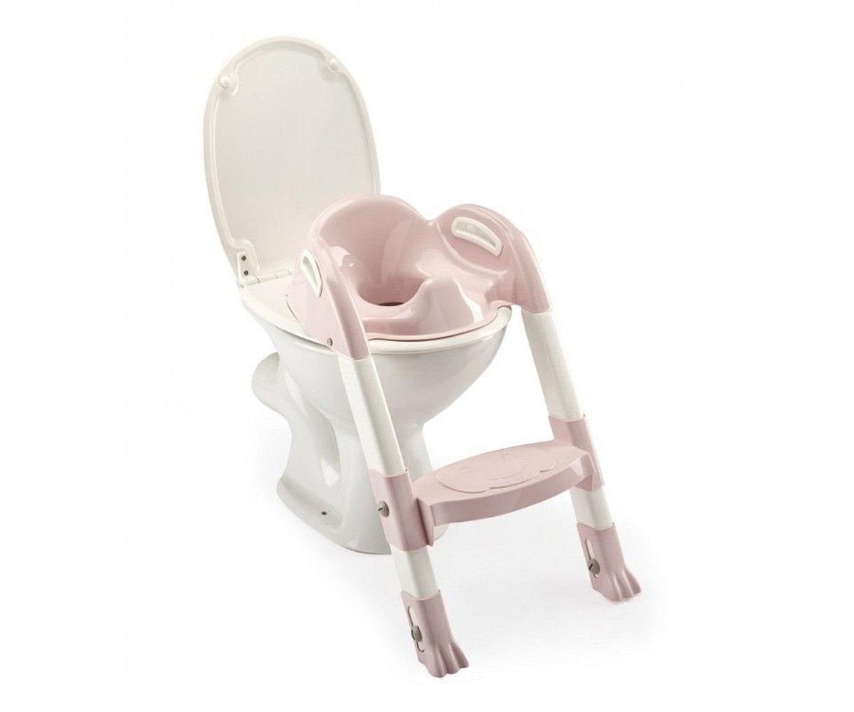 Réducteur WC Kiddyloo rose poudré/blanc cassé THERMOBABY