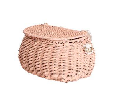 Cestino Rattan Mini Chari Rose