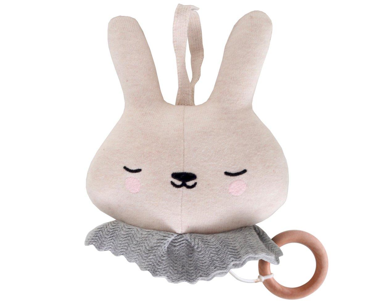 Peluche lapin rose B personnalisable - Tutete