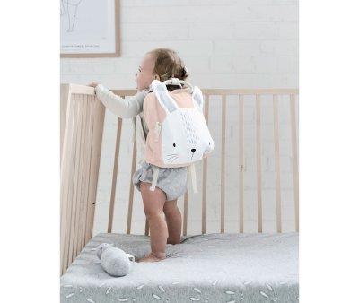 Mochila Mister Fly Conejito Rosa Personalizable