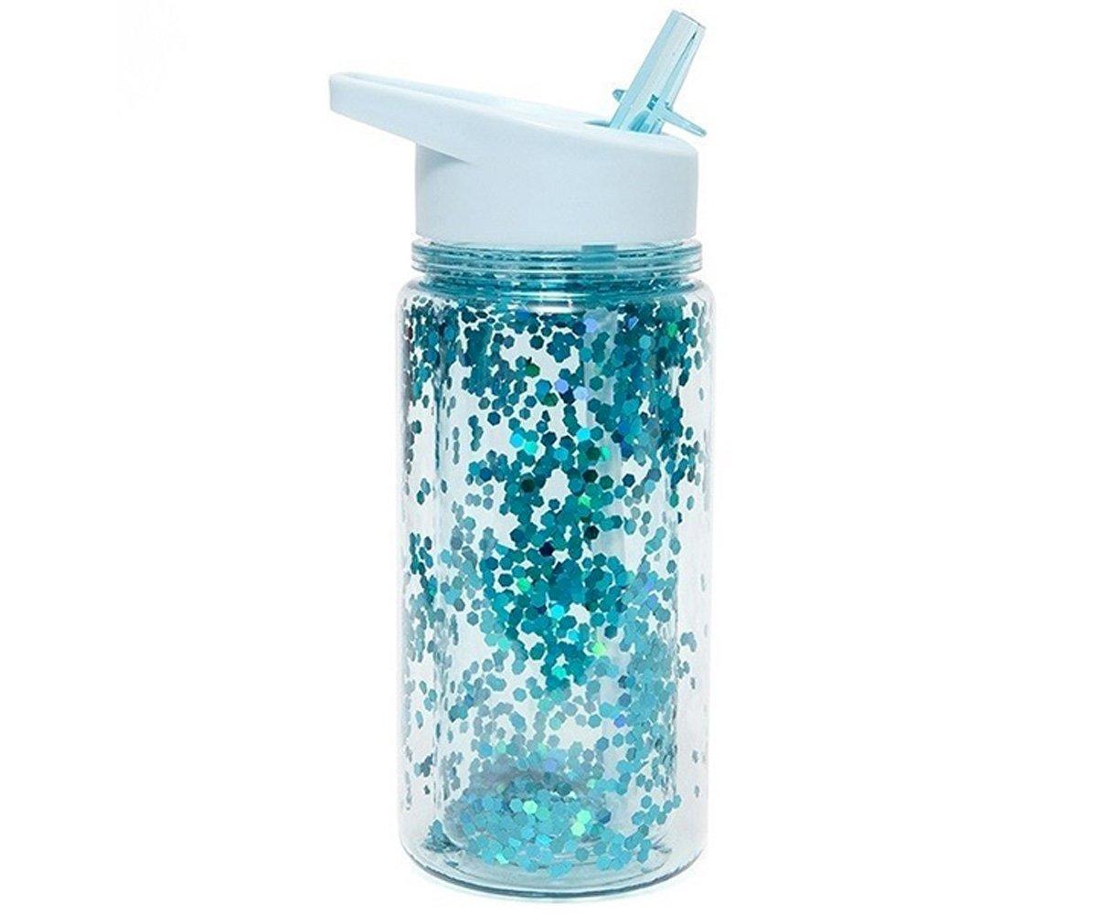 Chupete Bebé Personalizado Glitter - Purpurina Azul con Nombre