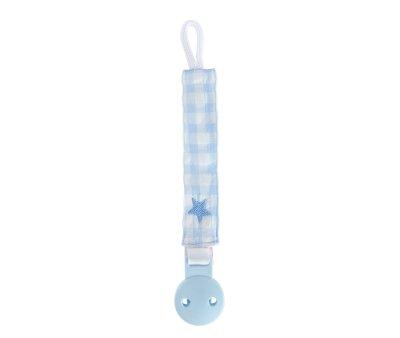 Sujetachupetes Personalizado Vichy Star Celeste