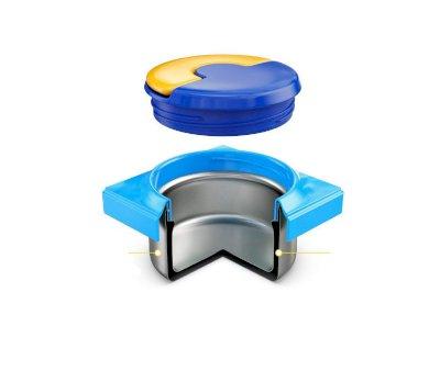 Blue Lunch Box with Thermos