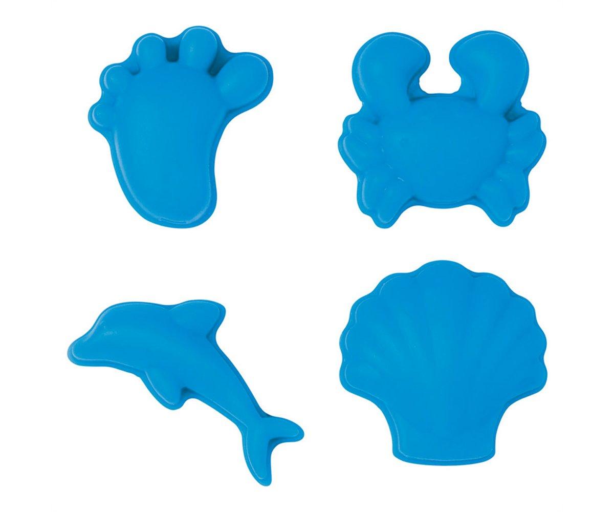 Set Formine Scrunch Footprint Azzurro