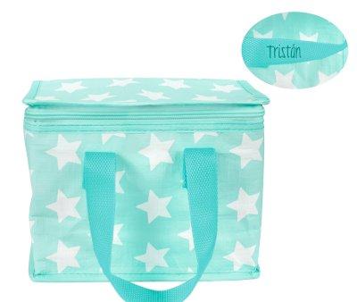 Bolsa Trmica Tutete Estrellas Menta Personalizable