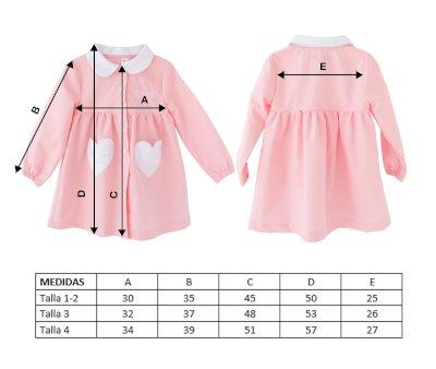 Grembiulino Personalizzabile Cuori Rosa VivirConGusto