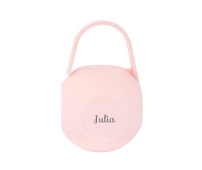 Portachupetes Personalizado Rosa Empolvado