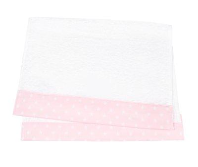 Asciugamano Asilo Classic Star Rosa Personalizzabile