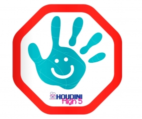 Pegatina Houdini High 5 Seguridad Nios Coche