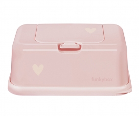 Funkybox Pink Pastel Heart Wipes Box
