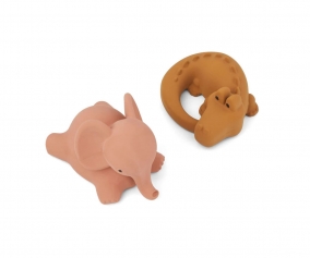 2 Jouets de bain Vikky Safari Dark Rose 