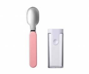 Nordic Pink Ellipse Folding Spoon