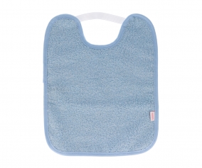 Laminated Towel Bib with Elastic Ocean