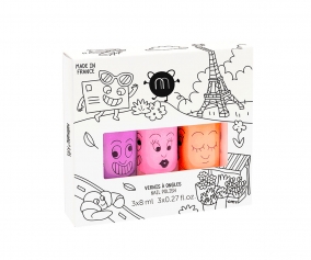 Esmalte de Uñas Pack de 3 Paris